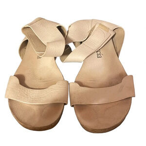 PEDRO GARCIA WHITE LEATHER SANDALS